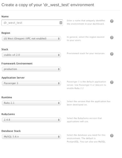 screenshot of Engine Yard